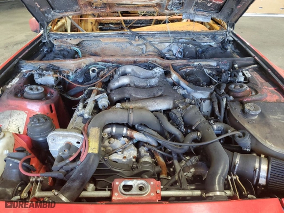 1986 Porsche 944 with VIN WP0AA0958GN152718, listed as a Copart auction lot 77900104 with 0 mi miles and Salvage Title. Bid and sale history available at carsss.com. Image 11.