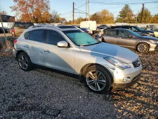 2011 Infiniti EX Journey with VIN JN1AJ0HP8BM800983, listed as a Copart auction lot 77185734 with 111,361 mi miles and Salvage Title. Bid and sale history available at carsss.com. Image 4.