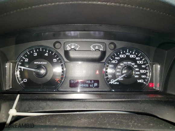 2009 Lincoln MKS with VIN 1LNHM94R89G613780, listed as a Copart auction lot 46862005 with 148,486 mi miles and Salvage Title. Bid and sale history available at carsss.com. Image 9.