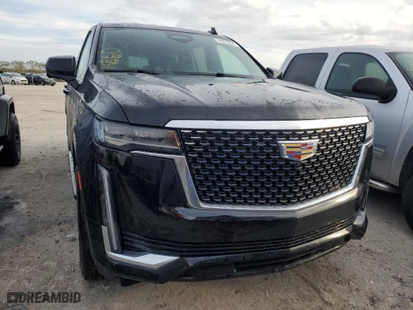 2024 Cadillac Escalade Premium Luxury with VIN 1GYS4BKL5RR109928, listed as a Copart auction lot 76373354 with 4,962 mi miles and Non Repairable. Bid and sale history available at carsss.com. Image 5.