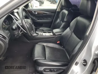2015 Infiniti Q50 Sport with VIN JN1BV7AP7FM343293, listed as a Copart auction lot 53559645 with 123,386 mi miles and Salvage title. Bid and sale history available at DreamBid. Image 7.