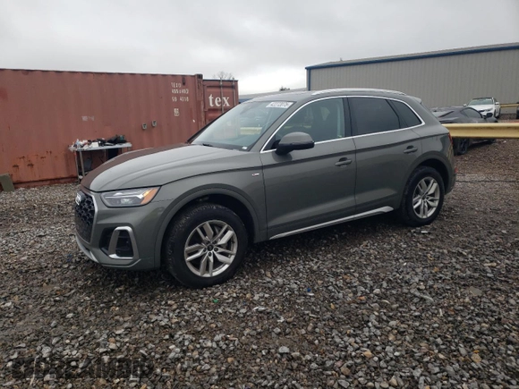 2023 Audi Q5 S line Premium with VIN WA1GAAFY4P2045059, listed as a Copart auction lot 42272075 with 14,784 mi miles and Salvage Title. Bid and sale history available at carsss.com. Image 1.