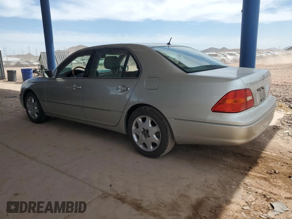 2001 Lexus LS 430 z VIN JTHBN30F610008975, wystawiony jako Copart lot #57186565 z przebiegiem 237 767 mil mil oraz Czysty tytuł • Clean title. Historia ofert i sprzedaży dostępna na DreamBid. Obrazek 2.