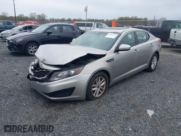 2011 Kia Optima LX with VIN KNAGM4A74B5097616, listed as a IAAI auction lot 41997992 with 157,417 mi miles and . Bid and sale history available at DreamBid. Image 2.