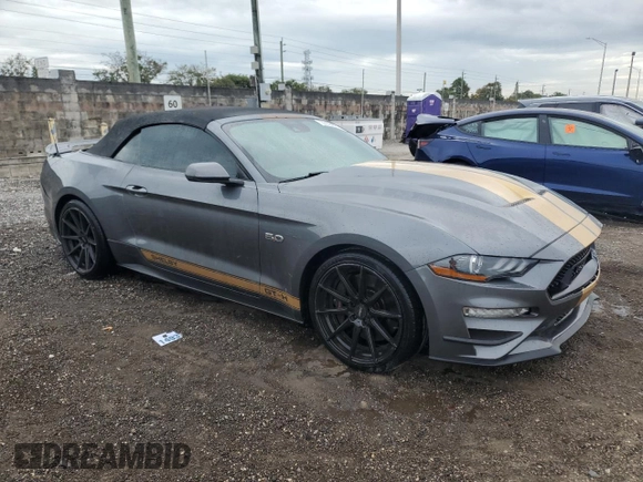 2022 Ford Mustang GT Premium with VIN 1FATP8FF4N5116885, listed as a Copart auction lot 89044225 with 28,490 mi miles and Clean title. Bid and sale history available at DreamBid. Image 4.