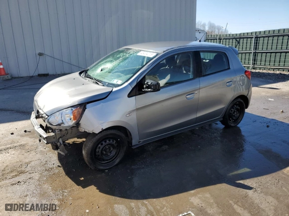 2020 Mitsubishi Mirage ES with VIN ML32A3HJXLH002822, listed as a Copart auction lot 48404015 with 68,876 mi miles and Salvage Title. Bid and sale history available at carsss.com. Image 1.