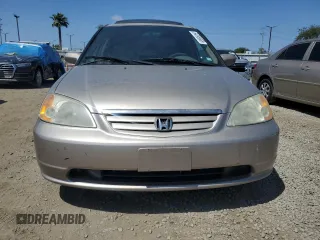 2002 Honda Civic EX with VIN 1HGES26782L025456, listed as a Copart auction lot 54395665 with 191,994 mi miles and Salvage Title. Bid and sale history available at DreamBid. Image 5.