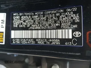 2022 Toyota Corolla Hatchback SE with VIN JTND4MBEXN3180370, listed as a Copart auction lot 74436644 with 57,563 mi miles and Salvage Title. Bid and sale history available at carsss.com. Image 13.