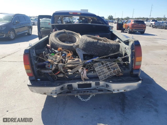 2002 Chevrolet Silverado 1500 LS with VIN 2GCEC19W721227753, listed as a Copart auction lot 81336144 with 0 mi miles and Salvage Title. Bid and sale history available at carsss.com. Image 6.