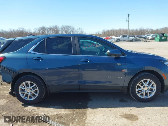 2024 Chevrolet Equinox LT with VIN 3GNAXUEGXRL329504, listed as a IAAI auction lot 42043209 with 7,000 mi miles and . Bid and sale history available at DreamBid. Image 13.