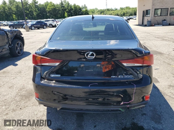 2017 Lexus IS 350 with VIN JTHCE1D22H5014429, listed as a Copart auction lot 59212324 with 78,267 mi miles and Salvage title. Bid and sale history available at DreamBid. Image 6.