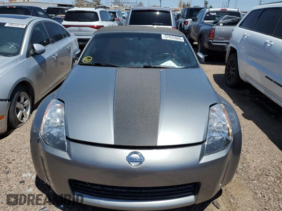 2005 Nissan 350Z Touring with VIN JN1AZ36A45M752783, listed as a Copart auction lot 52625065 with 56,385 mi miles and Clean title. Bid and sale history available at DreamBid. Image 5.