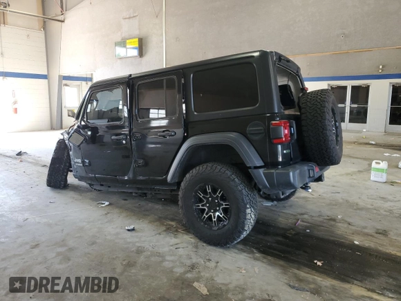 2021 Jeep Wrangler Unlimited Willys with VIN 1C4HJXDM3MW547787, listed as a Copart auction lot 55132965 with Not provided miles and Salvage title. Bid and sale history available at DreamBid. Image 2.
