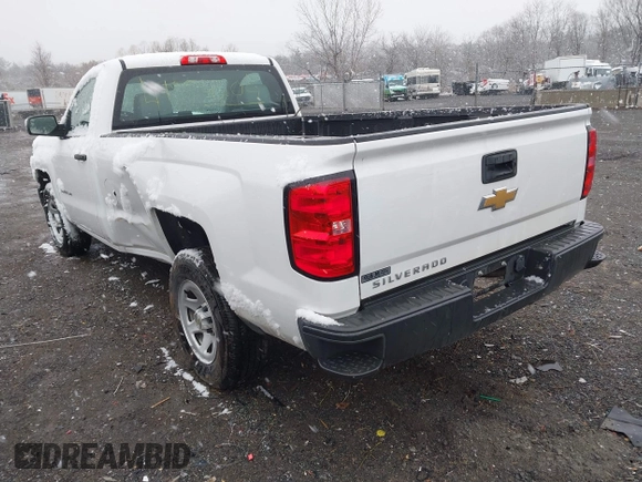 2015 Chevrolet Silverado 1500 Work Truck with VIN 1GCNCPEH5FZ326546, listed as a IAAI auction lot 41554204 with 27,053 mi miles and . Bid and sale history available at DreamBid. Image 3.