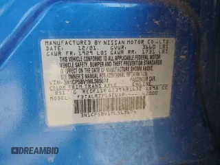 2021 Nissan Kicks S with VIN 3N1CP5BV1ML565674, listed as a Copart auction lot 46904575 with 69,951 mi miles and Salvage Title. Bid and sale history available at carsss.com. Image 15.