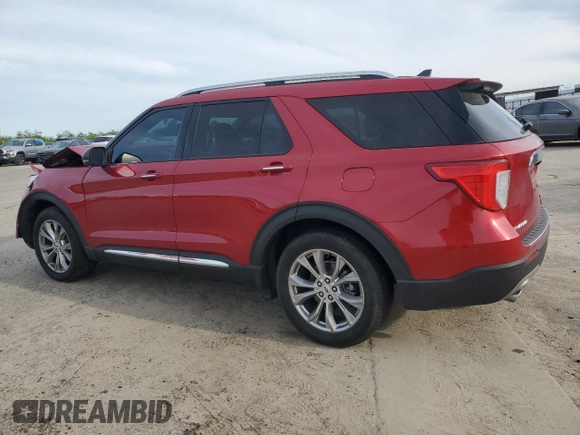 2021 Ford Explorer Limited with VIN 1FMSK7FH1MGB02375, listed as a Copart auction lot 49613335 with 48,371 mi miles and Salvage Title. Bid and sale history available at carsss.com. Image 2.