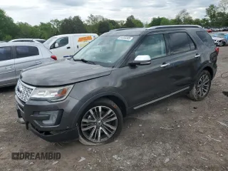 2016 Ford Explorer Platinum with VIN 1FM5K8HT6GGB58210, listed as a Copart auction lot 54358305 with 182,986 mi miles and Salvage Title. Bid and sale history available at DreamBid. Image 1.