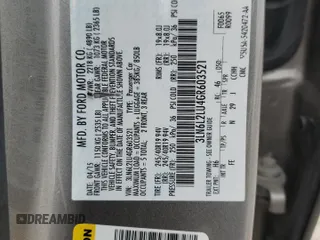 2016 Lincoln MKZ Hybrid с VIN 3LN6L2LU4GR603521, выставлен на аукционе Copart как лот 51290025 с пробегом 146 631 миль миль и Списание • Salvage title. История ставок и продаж доступна на DreamBid. Изображение 12.