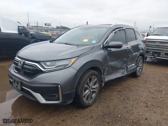 2021 Honda CR-V Touring with VIN 2HKRW2H93MH674995, listed as a IAAI auction lot 41347439 with 58,226 mi miles. Bid and sale history available at carsss.com. Image 6.