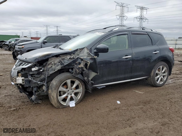 2013 Nissan Murano LE with VIN JN8AZ1MU2DW207512, listed as a Copart auction lot 79976864 with 132,483 mi miles and Salvage Title. Bid and sale history available at carsss.com. Image 1.