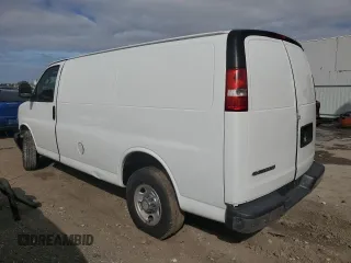 2018 Chevrolet Express Cargo Van with VIN 1GCWGAFP6J1212557, listed as a Copart auction lot 41861574 with 217,664 mi miles and Non Repairable. Bid and sale history available at carsss.com. Image 2.