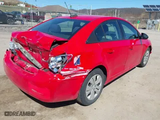 2015 Chevrolet Cruze LS with VIN 1G1PA5SH8F7140379, listed as a IAAI auction lot 41816936 with 169,717 mi miles. Bid and sale history available at carsss.com. Image 4.