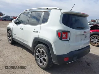 2016 Jeep Renegade Limited with VIN ZACCJADT6GPC88812, listed as a IAAI auction lot 41409614 with 99,243 mi miles and . Bid and sale history available at DreamBid. Image 3.