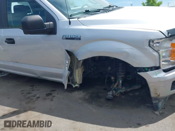 2019 Ford F-150 XL with VIN 1FTEW1EPXKKE36622, listed as a IAAI auction lot 42338520 with 46,616 mi miles and . Bid and sale history available at DreamBid. Image 6.