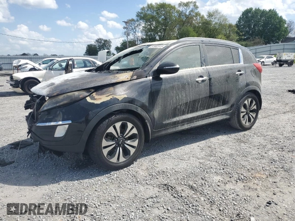 2012 Kia Sportage SX with VIN KNDPC3A63C7214602, listed as a Copart auction lot 51992515 with Not provided miles and Salvage title. Bid and sale history available at DreamBid. Image 1.