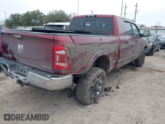 2019 Ram 2500 Limited z VIN 3C6UR5TLXKG514230, wystawiony jako IAAI lot #41628680 z przebiegiem Nie podano mil oraz . Historia ofert i sprzedaży dostępna na DreamBid. Obrazek 4.