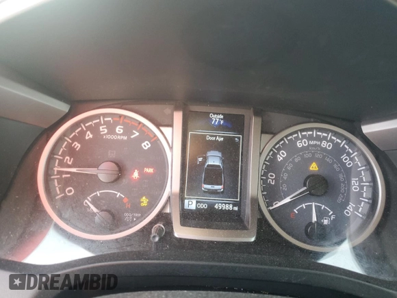 2022 Toyota Tacoma SR with VIN 3TYSX5EN7NT013357, listed as a Copart auction lot 53474295 with 49,988 mi miles and Salvage title. Bid and sale history available at DreamBid. Image 9.