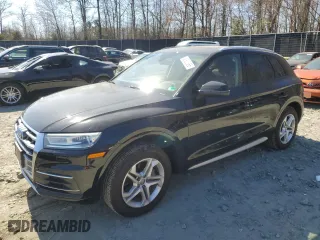 2018 Audi Q5 Premium with VIN WA1ANAFY1J2204119, listed as a Copart auction lot 48620365 with 49,196 mi miles and Salvage Title. Bid and sale history available at carsss.com. Image 1.