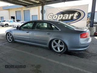2008 Audi A8 L 4.2L with VIN WAUMV94E98N004265, listed as a Copart auction lot 55255005 with 116,333 mi miles and Clean Title. Bid and sale history available at carsss.com. Image 2.