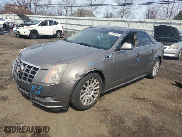 2012 Cadillac CTS Sedan Luxury with VIN 1G6DG5E51C0138233, listed as a Copart auction lot 51972045 with 165,021 mi miles and Salvage Title. Bid and sale history available at carsss.com. Image 1.