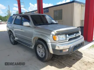 2002 Toyota 4Runner SR5 z VIN JT3GN86R020243996, wystawiony jako IAAI lot #42509740 z przebiegiem 352 861 mil mil oraz . Historia ofert i sprzedaży dostępna na DreamBid. Obrazek 1.