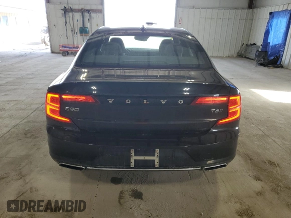 2017 Volvo S90 Momentum with VIN YV1A22MK4H1003683, listed as a Copart auction lot 52004935 with 91,572 mi miles and Salvage Title. Bid and sale history available at carsss.com. Image 6.