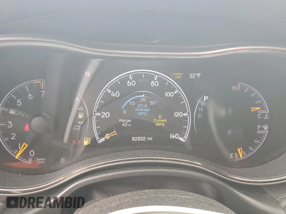 2020 Jeep Grand Cherokee High Altitude with VIN 1C4RJFCG4LC427085, listed as a Copart auction lot 51083235 with 82,832 mi miles and Salvage title. Bid and sale history available at DreamBid. Image 9.