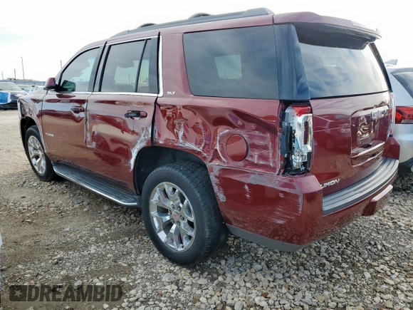 2017 GMC Yukon SLT with VIN 1GKS1BKCXHR339546, listed as a Copart auction lot 45846275 with 142,682 mi miles and Clean Title. Bid and sale history available at carsss.com. Image 2.
