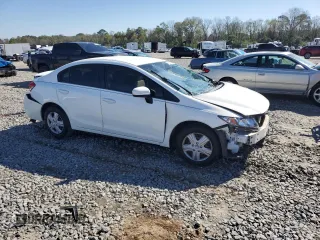 2015 Honda Civic LX with VIN 19XFB2F56FE119187, listed as a Copart auction lot 49957975 with 104,792 mi miles and Salvage Title. Bid and sale history available at DreamBid. Image 4.
