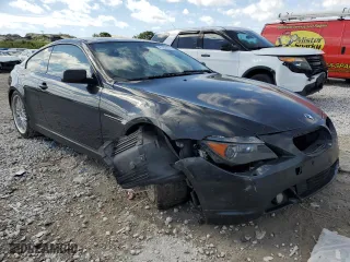 2007 BMW 6 Series 650i with VIN WBAEH13577CR52544, listed as a Copart auction lot 41953005 with 162,867 mi miles and Salvage Title. Bid and sale history available at carsss.com. Image 4.