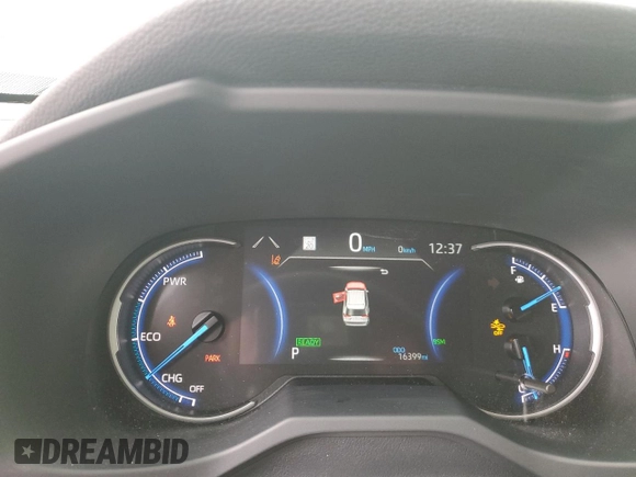2023 Toyota RAV4 Hybrid XLE Premium with VIN JTMB6RFV7PD116071, listed as a Copart auction lot 51510795 with 16,399 mi miles and Salvage Title. Bid and sale history available at carsss.com. Image 9.