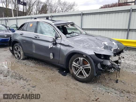 2016 Mercedes-Benz GLC with VIN WDC0G4KBXGF026205, listed as a Copart auction lot 48024815 with 0 mi miles and Salvage Title. Bid and sale history available at carsss.com. Image 4.