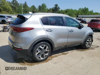 2020 Kia Sportage EX with VIN KNDPN3AC3L7779996, listed as a Copart auction lot 52311305 with 20,604 mi miles and Salvage title. Bid and sale history available at DreamBid. Image 3.