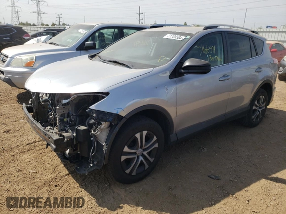 2016 Toyota RAV4 LE with VIN 2T3ZFREVXGW294348, listed as a Copart auction lot 71106594 with 130,074 mi miles and Salvage Title. Bid and sale history available at carsss.com. Image 1.