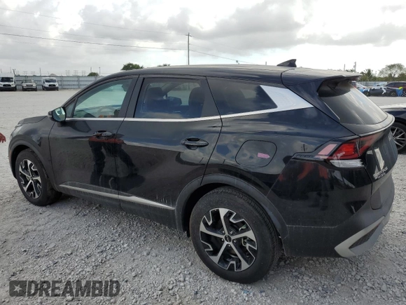 2025 Kia Sportage EX with VIN 5XYK33DF8SG260854, listed as a Copart auction lot 47973585 with Not provided miles and Salvage title. Bid and sale history available at DreamBid. Image 2.