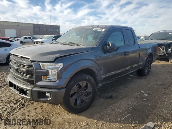 2017 Ford F-150 XL with VIN 1FTEX1CP3HFA43031, listed as a Copart auction lot 89388605 with 176,948 mi miles and Salvage Title. Bid and sale history available at carsss.com. Image 1.