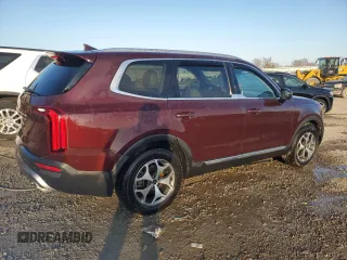 2022 Kia Telluride EX with VIN 5XYP3DHC8NG315075, listed as a Copart auction lot 46737675 with 34,048 mi miles and Salvage Title. Bid and sale history available at carsss.com. Image 3.
