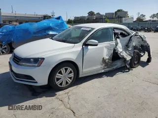 2017 Volkswagen Jetta S with VIN 3VW2B7AJ2HM322695, listed as a Copart auction lot 56958605 with 126,360 mi miles and Salvage title. Bid and sale history available at DreamBid. Image 1.