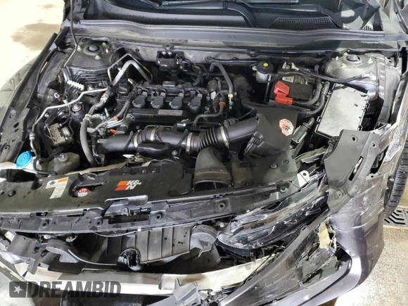 2018 Honda Accord EX-L with VIN 1HGCV1F57JA060393, listed as a Copart auction lot 61573075 with 59,215 mi miles and Salvage title. Bid and sale history available at DreamBid. Image 11.