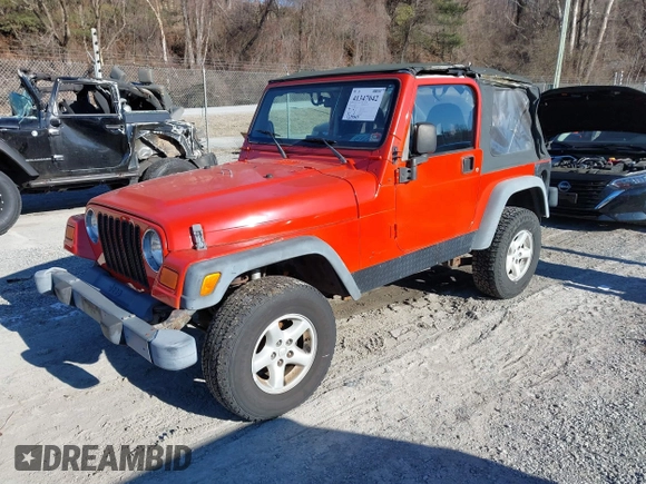 2006 Jeep Wrangler SE with VIN 1J4FA29S16P712101, listed as a IAAI auction lot 41347042 with 129,063 mi miles. Bid and sale history available at carsss.com. Image 17.
